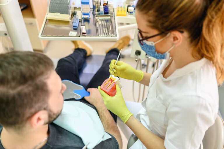 Consultation with a periodontist