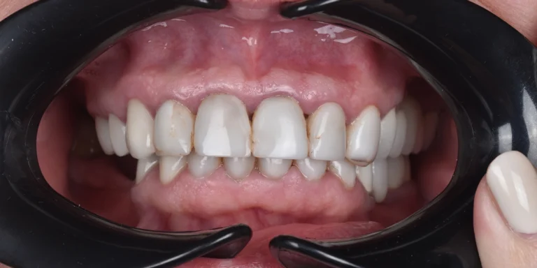 Restoration of Anterior Teeth Aesthetics Using Ceramic Crowns