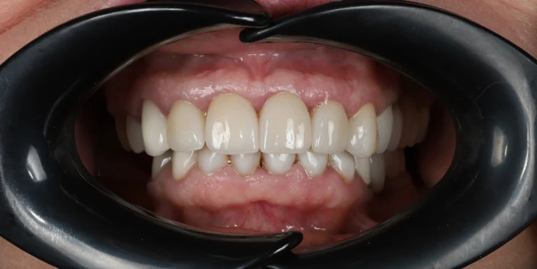 Restoration of Anterior Teeth Aesthetics Using Ceramic Crowns